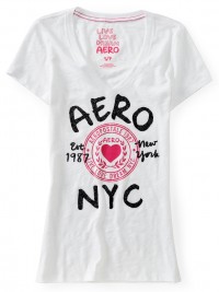 Dámské triko Aero NYC Dorm Tee - Bílá